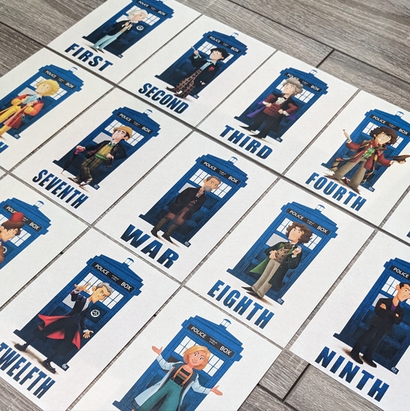 2/$10 Doctor Who Character Cards - Picture 3 of 3